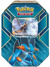 Pokemon TCG Roaring Skies Roaring Skies Hoenn Power Tin Swampert trading card product