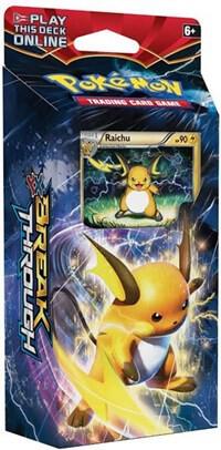 Pokemon TCG BREAKthrough BREAKthrough Theme Deck Burning Spark Raichu deck product