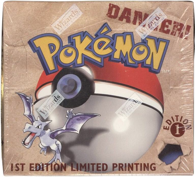 Pokemon TCG Fossil Fossil 1st Edition Booster Box sealed box