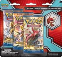 Pokemon TCG BREAKpoint BREAKpoint Collector Pin 3 Pack Blister Shiny Mega Gyarados booster pack