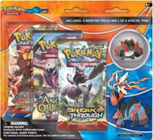 Pokemon TCG BREAKthrough BREAKthrough Collector Pin 3 Pack Blister Mega Swampert booster pack