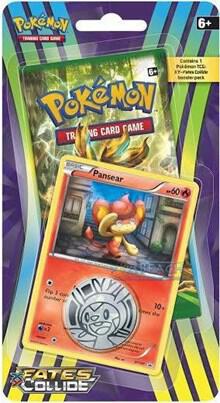 Pokemon TCG Fates Collide Fates Collide Single Pack Blister Pansear booster pack