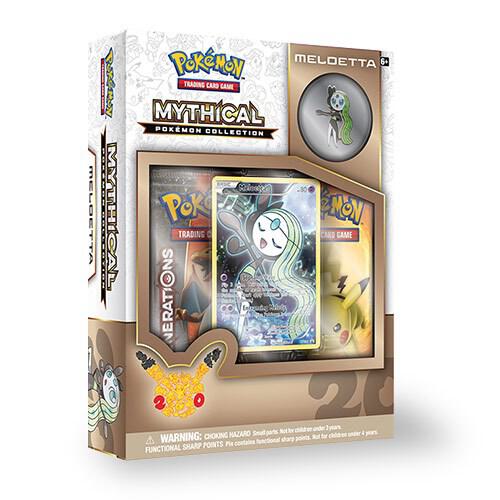 Pokemon TCG Generations Generations Mythical Pokemon Collection Box Meloetta sealed box
