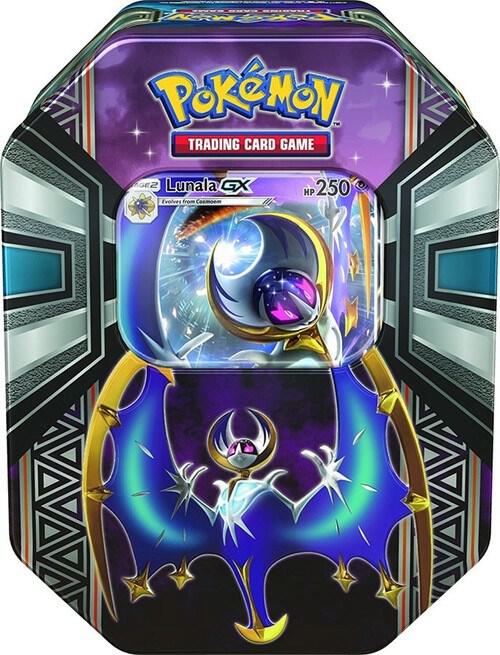 Pokemon TCG Sun and Moon Sun and Moon Legends of Alola Tin Lunala GX trading card product
