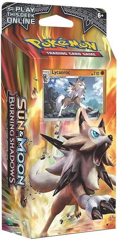 Pokemon TCG Burning Shadows Burning Shadows Theme Deck Rock Steady Lycanroc deck product