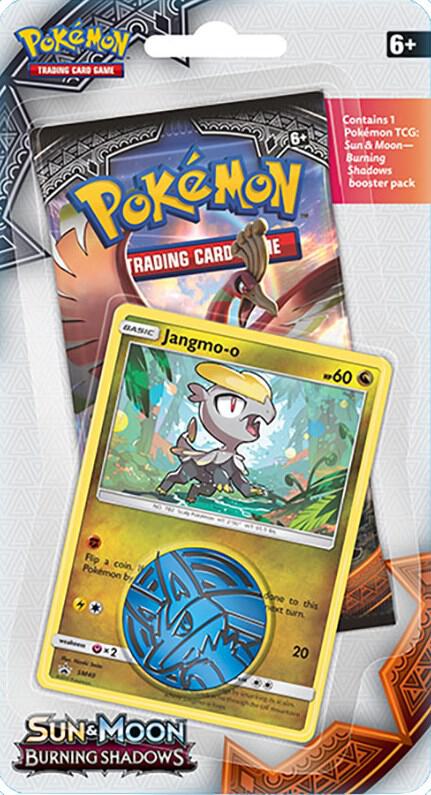 Pokemon TCG Burning Shadows Burning Shadows Single Pack Blister Jangmo o booster pack