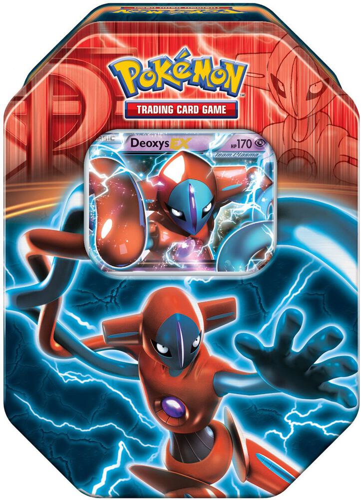 Pokemon TCG XY Plasma Blast Team Plasma Tin Deoxys EX trading card product