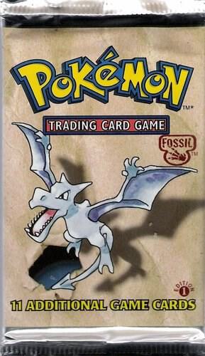 Pokemon TCG Fossil Fossil Booster Pack 1st Edition booster pack