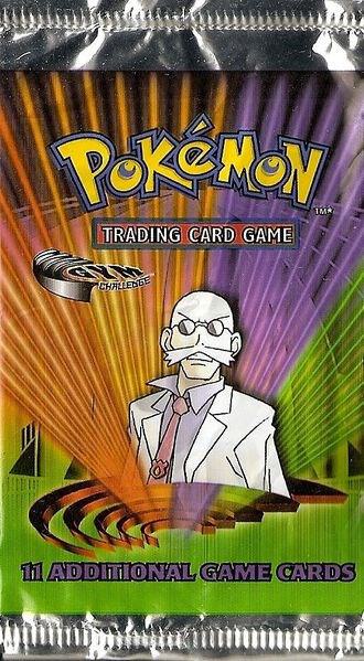 Pokemon TCG Gym Challenge Gym Challenge Booster Pack Unlimited Edition booster pack