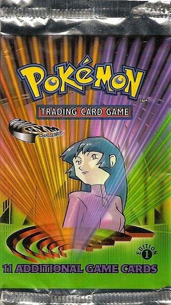 Pokemon TCG Gym Challenge Gym Challenge Booster Pack 1st Edition booster pack