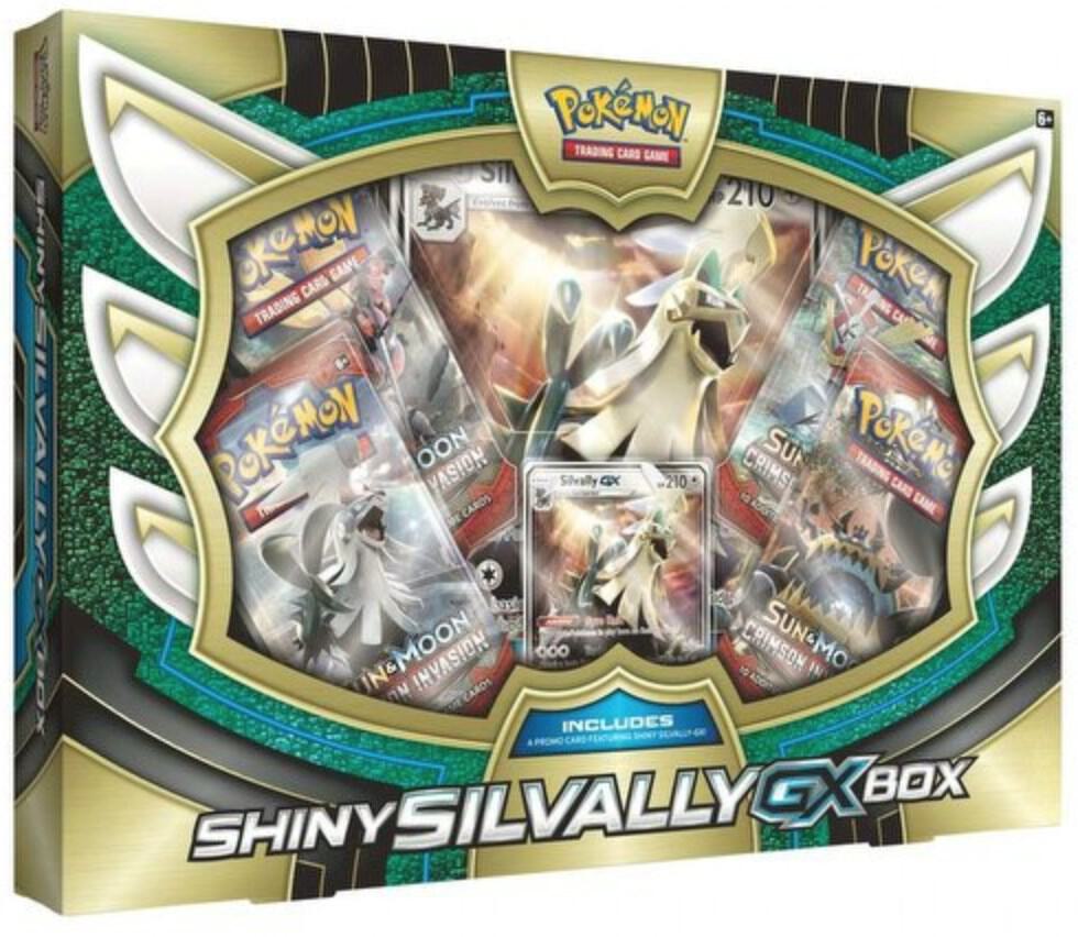 Pokemon TCG Crimson Invasion Crimson Invasion Shiny Silvally GX Box sealed box