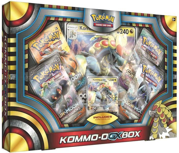 Pokemon TCG Burning Shadows Burning Shadows Kommo o GX Box sealed box