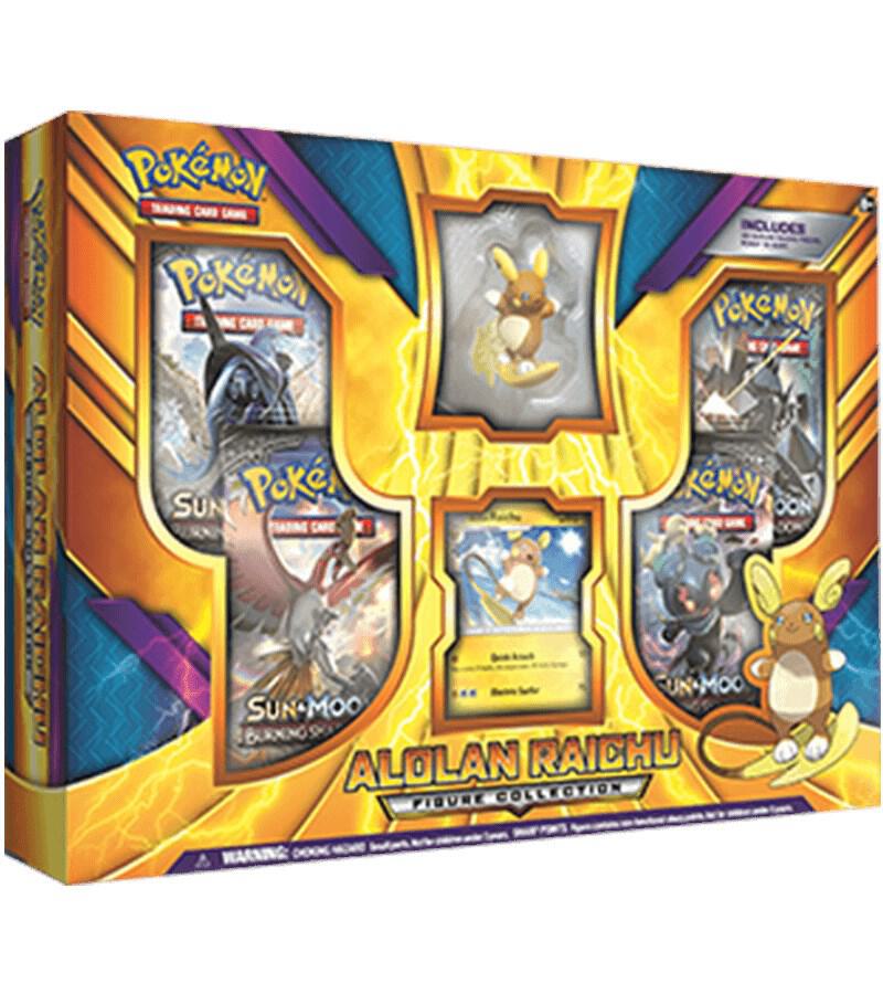 Pokemon TCG Burning Shadows Burning Shadows Alolan Raichu Figure Collection sealed box