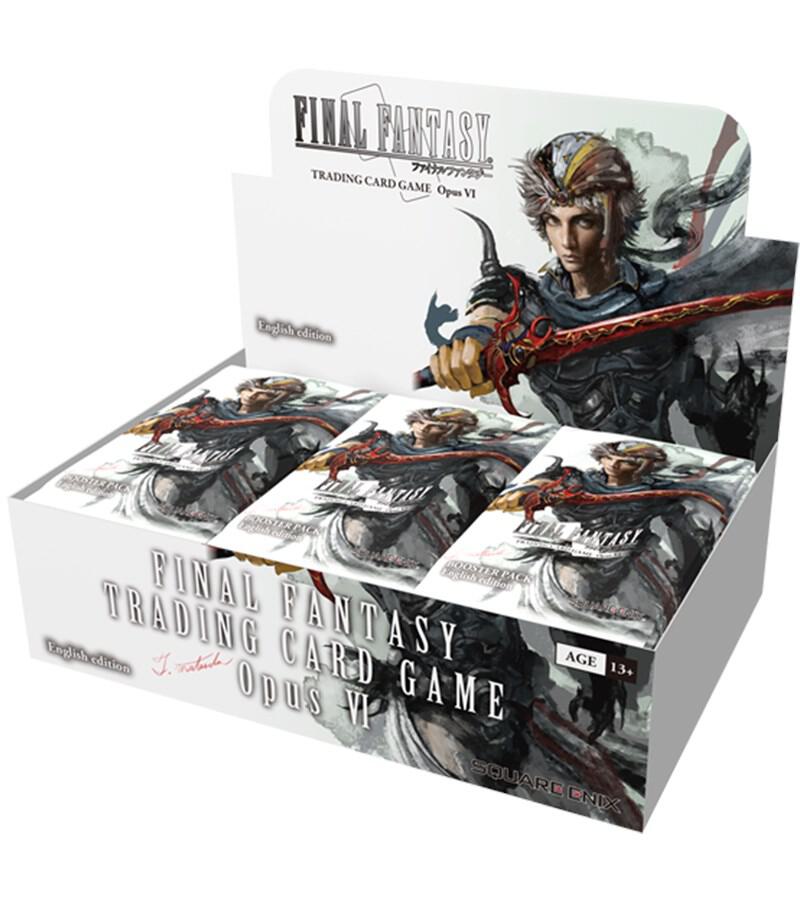 Final Fantasy TCG Opus V Opus VI Booster Box sealed box