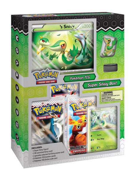 Pokemon TCG Emerging Powers Emerging Powers Starter Figure Boxes Super Snivy Box sealed box