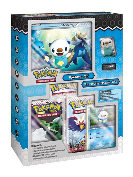 Pokemon TCG Emerging Powers Emerging Powers Starter Figure Boxes Outstanding Oshawott Box sealed box