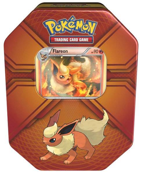 Pokemon TCG Guardians Rising Guardians Rising Triple Effect Tin Flareon trading card product