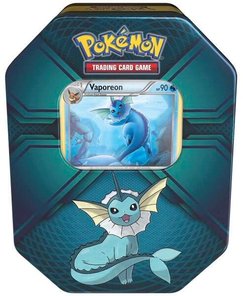 Pokemon TCG Guardians Rising Guardians Rising Triple Effect Tin Vaporeon trading card product