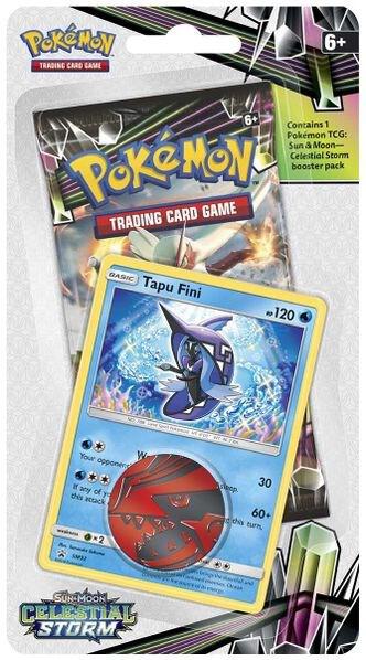 Pokemon TCG Celestial Storm Celestial Storm Single Pack Blister Tapu Fini booster pack