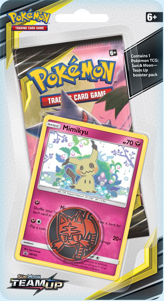 Pokemon TCG Team Up Team Up Single Pack Blister Mimikyu booster pack