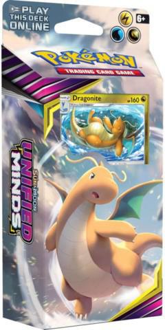 Pokemon TCG Unified Minds Unified Minds Theme Deck Soaring Storm Dragonite deck product