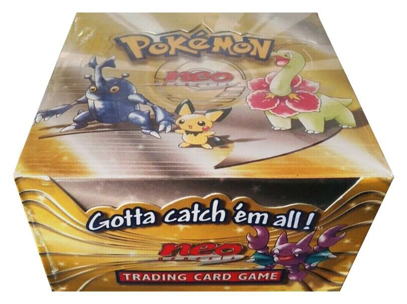 Pokemon TCG Neo Genesis Neo Genesis Booster Box Unlimited Edition sealed box
