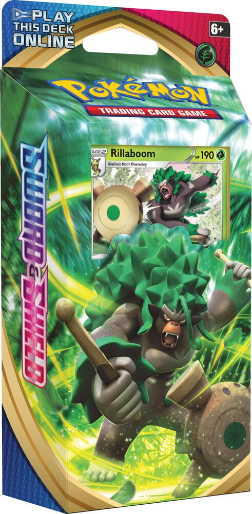 Pokemon TCG Sword and Shield Sword and Shield Theme Deck Rillaboom deck product