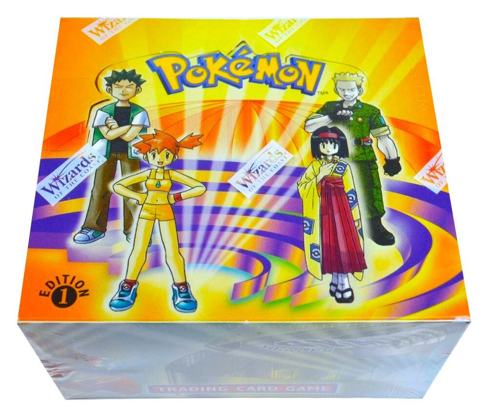 Pokemon TCG Gym Heroes Gym Heroes Booster Box 1st Edition sealed box