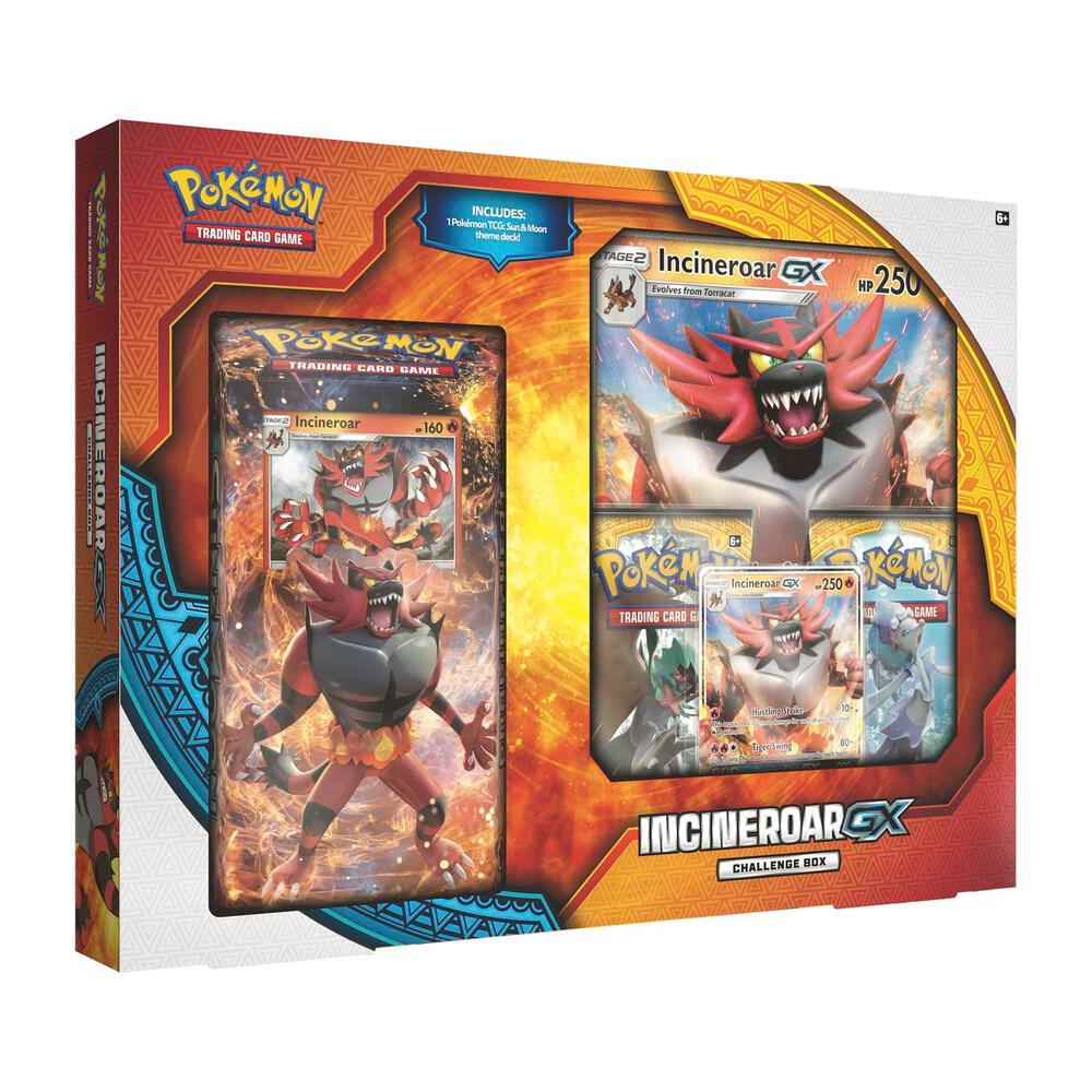 Pokemon TCG Sun and Moon Sun and Moon Incineroar GX Challenge Box sealed box