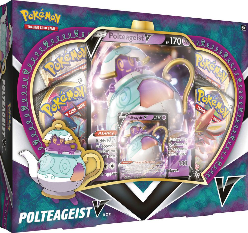 Pokemon TCG Rebel Clash Rebel Clash Polteageist V Box sealed box