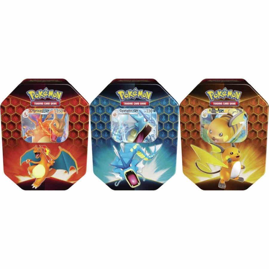 Pokemon TCG Hidden Fates Hidden Fates Tin Set of 3 trading card product