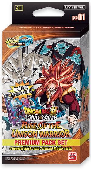 Dragon Ball Super Card Game Rise Of The Unison Warrior Rise of the Unison Warrior Premium Pack Set 01 booster pack
