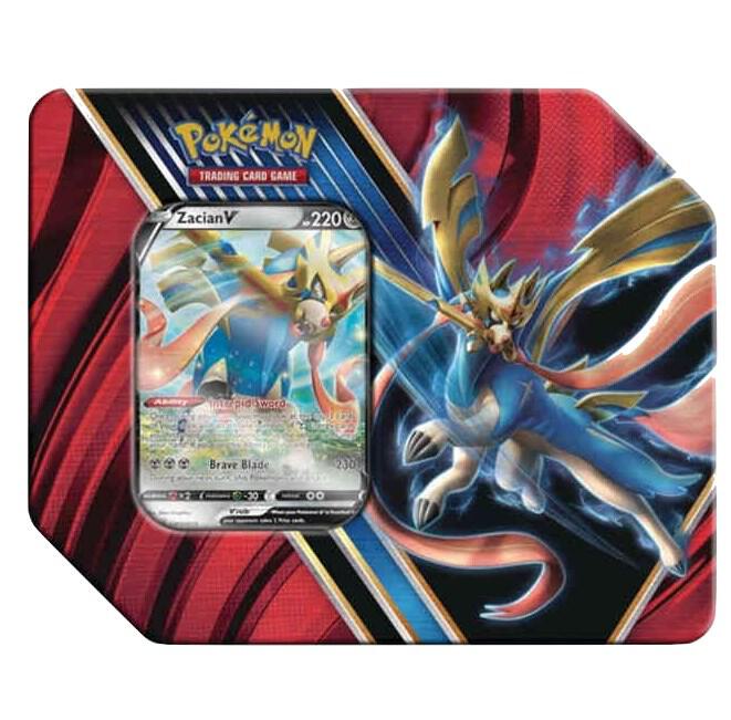 Pokemon TCG Rebel Clash Rebel Clash Legends of Galar Tin Zacian V trading card product
