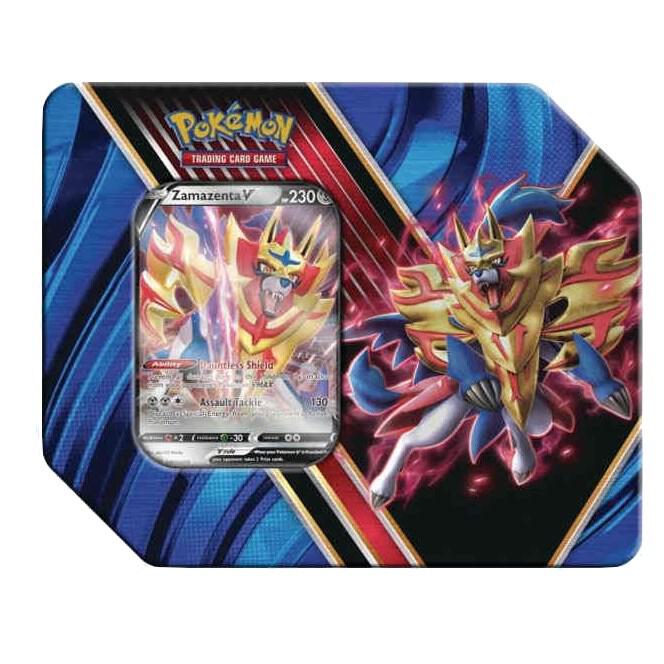 Pokemon TCG Rebel Clash Rebel Clash Legends of Galar Tin Zamazenta V trading card product