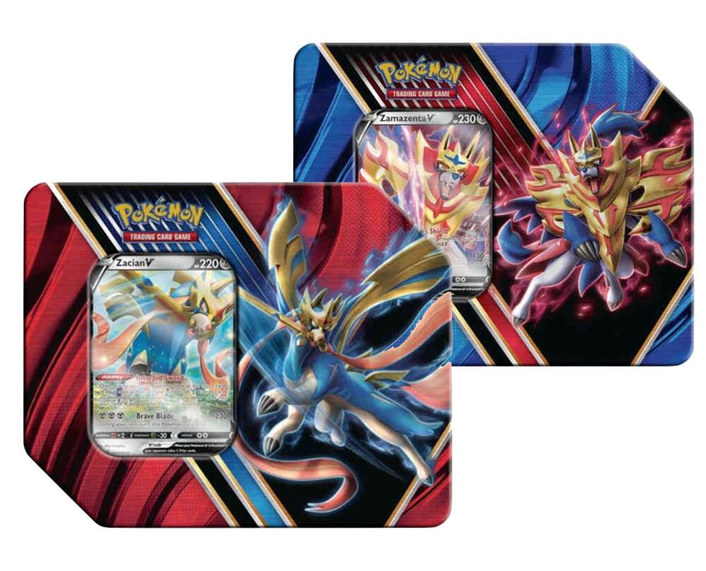 Pokemon TCG Rebel Clash Rebel Clash Legends of Galar Tin Set of 2 trading card product