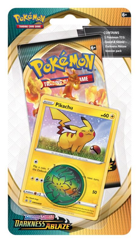 Pokemon TCG Darkness Ablaze Darkness Ablaze Single Pack Blister Pikachu booster pack