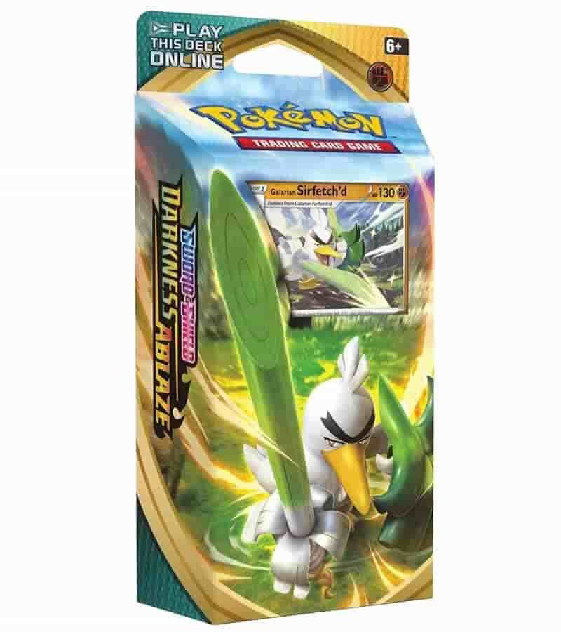 Pokemon TCG Darkness Ablaze Darkness Ablaze Theme Deck Galarian Sirfetchd deck product