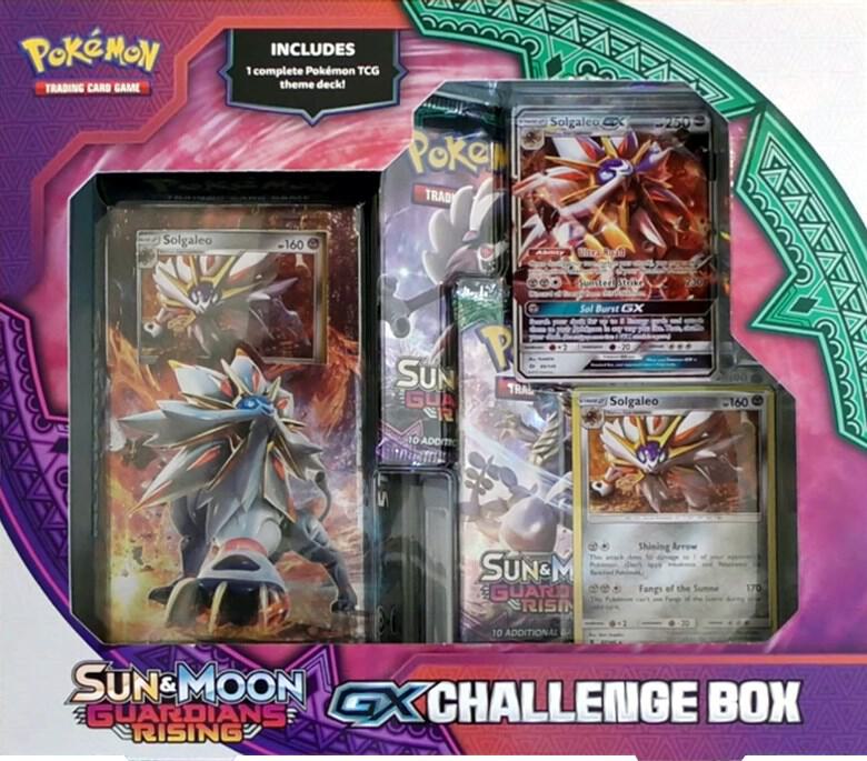 Pokemon TCG Guardians Rising Guardians Rising Solgaleo GX Challenge Box sealed box