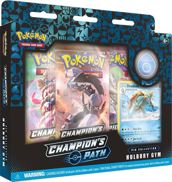 Pokemon TCG Champions Path Champions Path Pin Collection Hulbury Gym sealed box