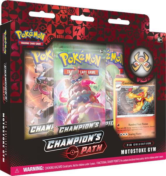 Pokemon TCG Champions Path Champions Path Pin Collection Motostoke Gym sealed box