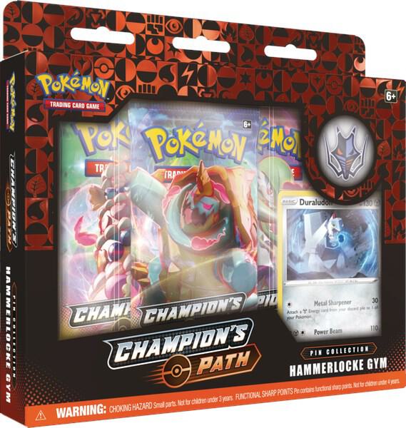 Pokemon TCG Champions Path Champions Path Pin Collection Hammerlocke Gym sealed box