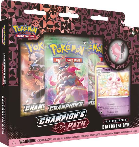 Pokemon TCG Champions Path Champions Path Pin Collection Ballonlea Gym sealed box