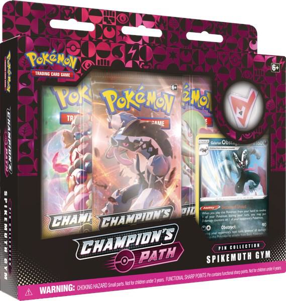 Pokemon TCG Champions Path Champions Path Pin Collection Spikemuth Gym sealed box