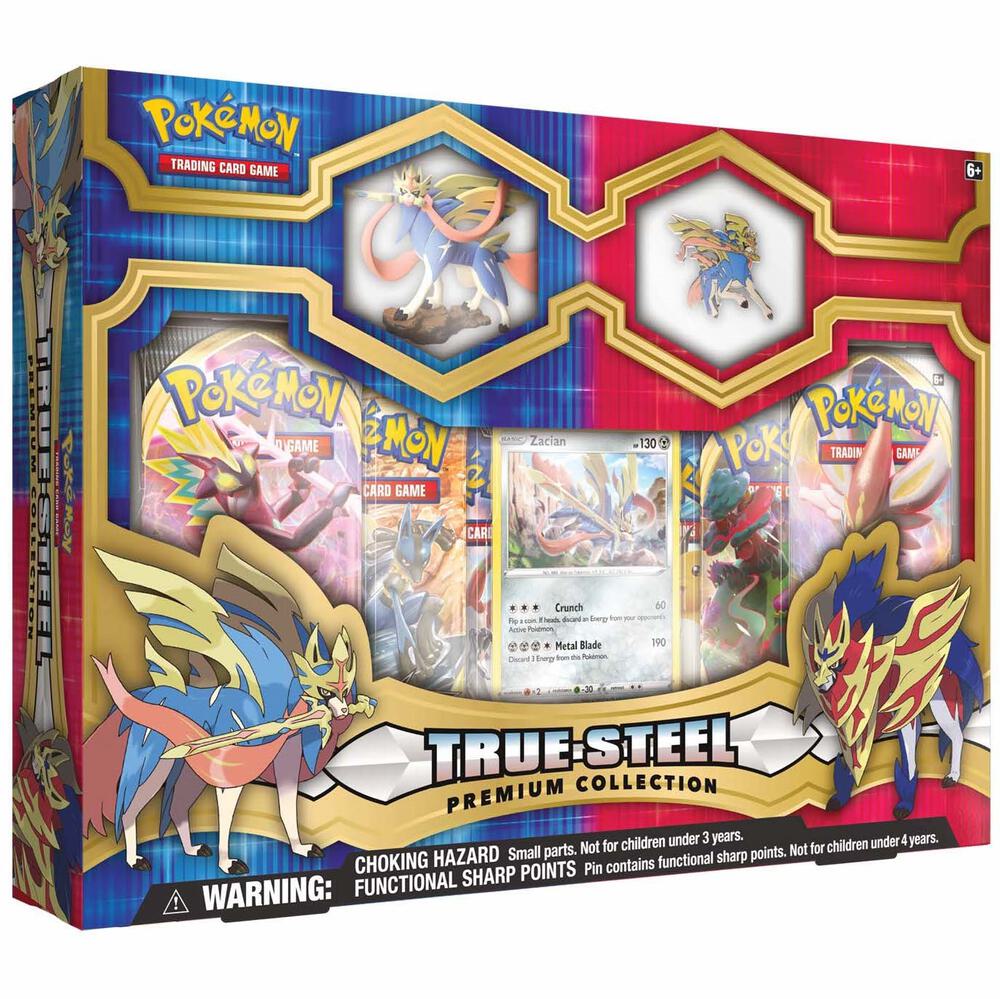 Pokemon TCG Darkness Ablaze Darkness Ablaze True Steel Premium Collection Zacian sealed box