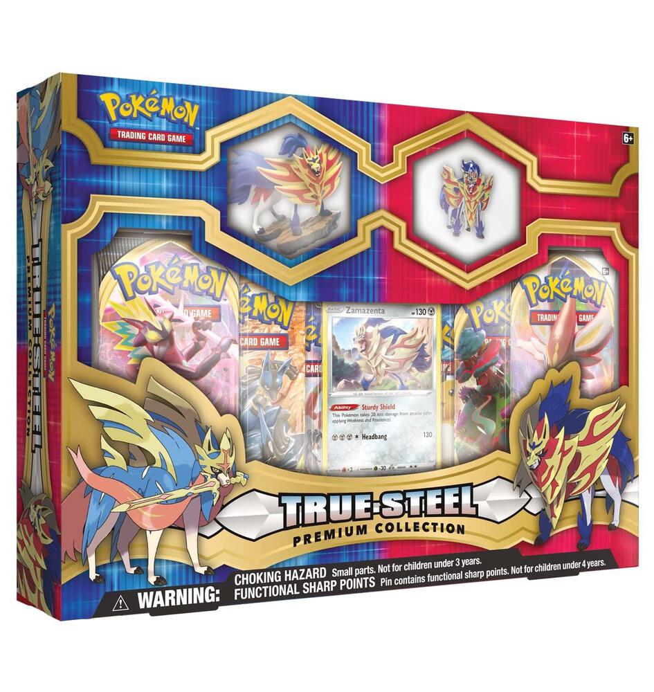 Pokemon TCG Darkness Ablaze Darkness Ablaze True Steel Premium Collection Zamazenta sealed box
