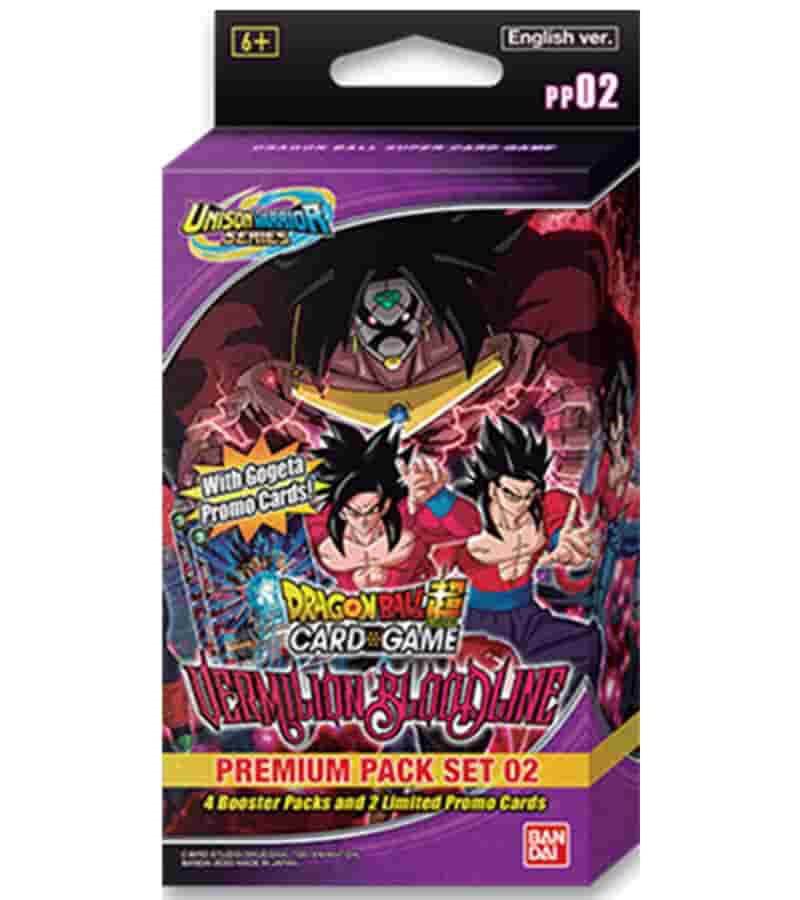 Dragon Ball Super Card Game Vermilion Bloodline Vermilion Bloodline Premium Pack Set 02 booster pack
