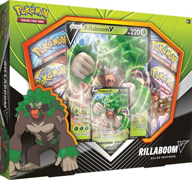 Pokemon TCG Sword and Shield Sword and Shield Galar Partners Box Rillaboom V sealed box