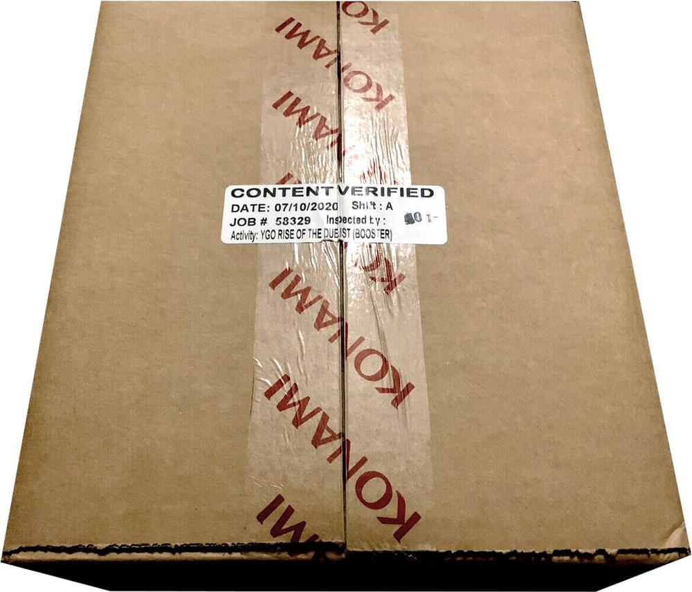 Yu-Gi-Oh! TCG Rise of the Duelist Rise of the Duelist Booster Box Case 1st Edition sealed box