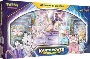 Pokemon TCG Evolutions Evolutions Kanto Power Collection Mewtwo EX Slowbro EX sealed box