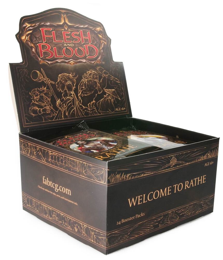Flesh and Blood TCG Welcome To Rathe Welcome to Rathe Booster Box 1st Edition sealed box
